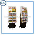 Full Color printing POP Store Sales Display Stand For Drinking Coffee,Hot Sale Coffee Drinks Cardboard Floor Stand Display